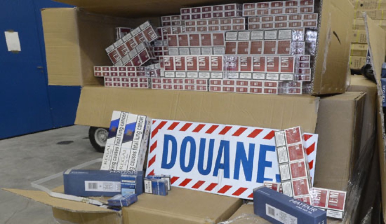 Montpellier - Saisie de 45 kilos de produits du tabac par les douaniers de la direction régionale de Montpellier avec l'Opération COLBERT