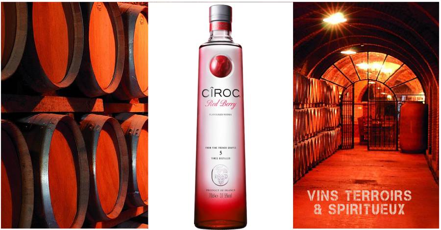Cîroc Red Berry, la vodka française produite à base de raisin