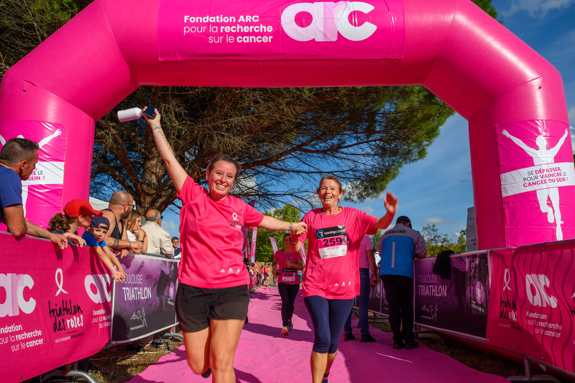Toulouse - 8ÈME ÉDITON DU TRIATHLON DES ROSES DE LA FONDATION ARC
