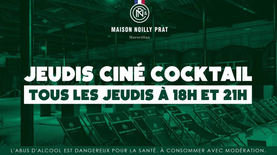 Marseillan - Les jeudis ciné cocktail de la  Maison de Noilly Prat le 20 juillet : « Goldfinger »