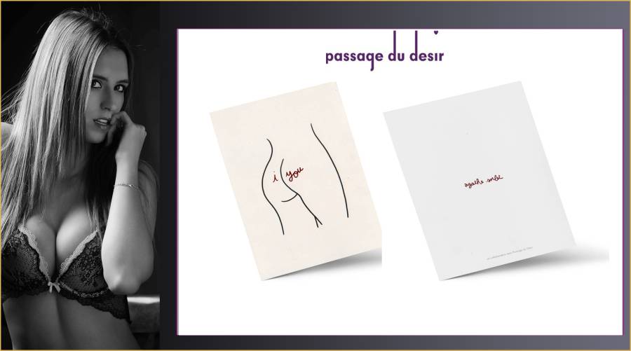 Passage du Désir - Carte d'amour Agathe Sorlet