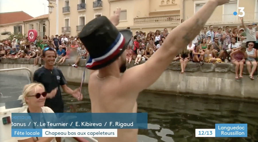 Marseillan - VIDEO - MARSEILLAN au Journal de FRANCE 3 avec Le CAPELET !