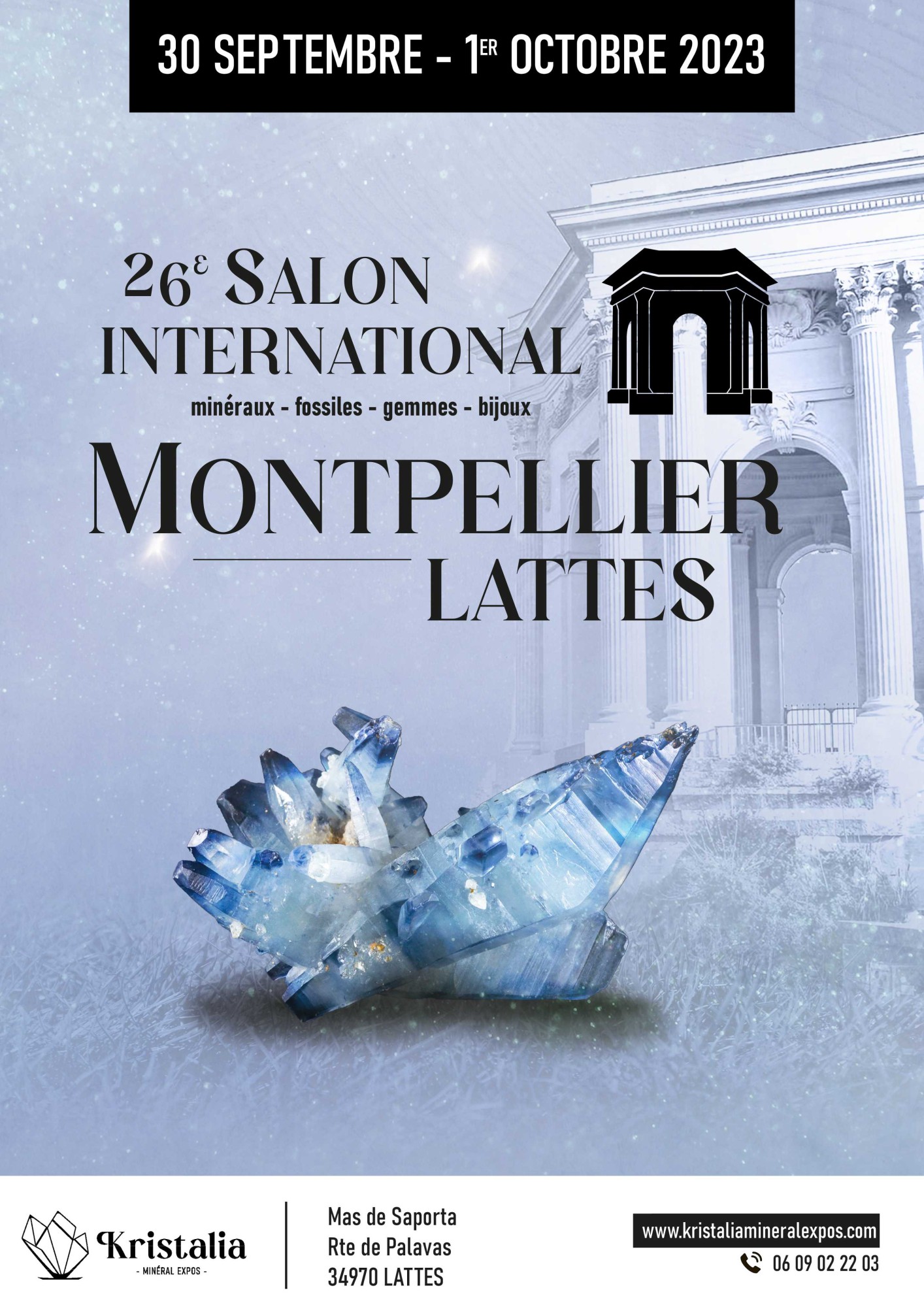 Lattes - 26 ° Salon International Minéraux Fossiles Gemmes et Bijoux de Lattes - Montpellier (34)