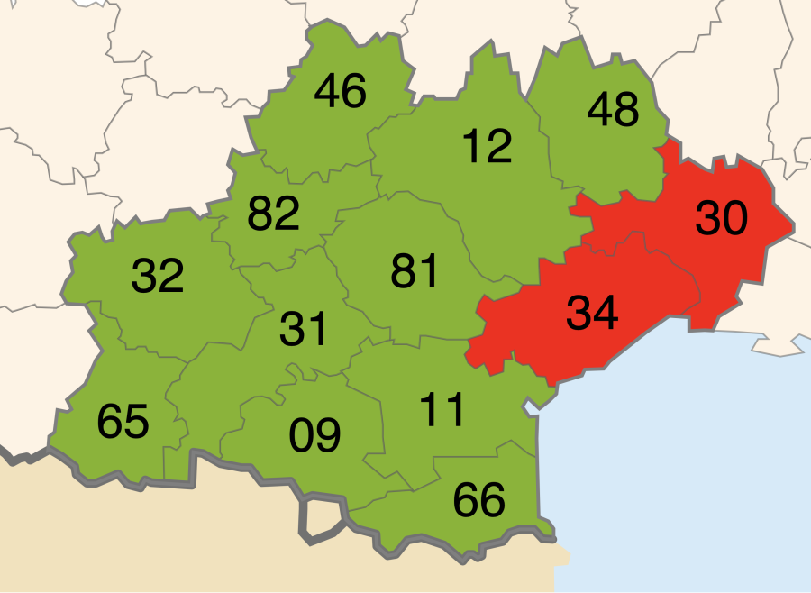 Hérault - Episode de pollution de l'air sur l'Herault