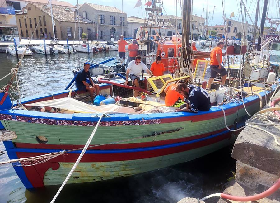 Marseillan - Le « Jusqu'au Bout » sauvé du naufrage par la SNSM et la Capitainerie