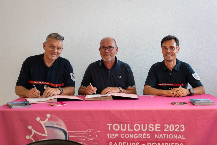 Toulouse - Abaques audiovisuel mécène du 129ème Congrès National des Sapeurs-Pompiers de France