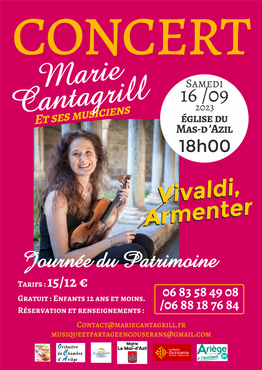 Ariège - Marie Cantagrill et ses musiciens au Mas pour la Journée du Patrimoine