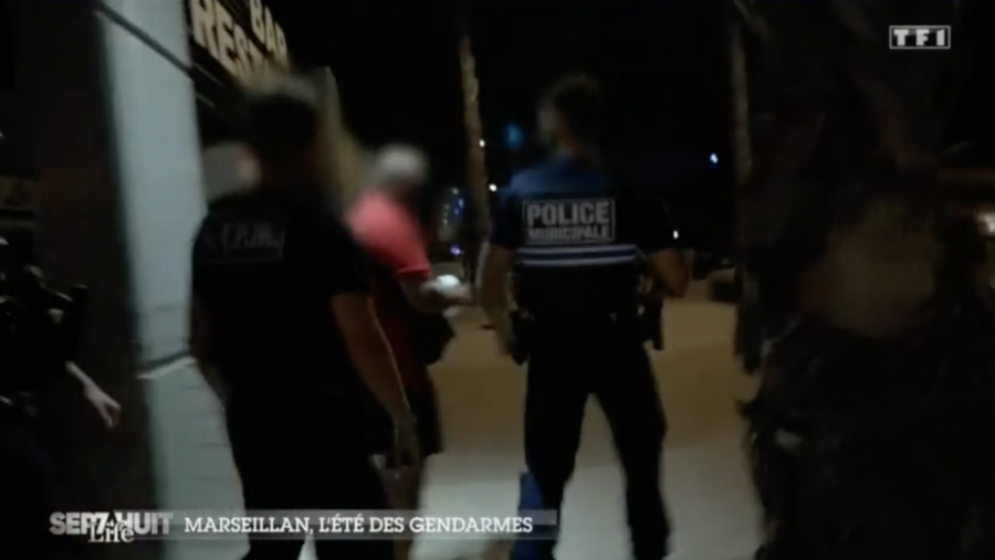 MARSEILLAN - MARSEILLAN - L'ETE des GENDARMES dans l'émission SEPT à HUIT de TF1