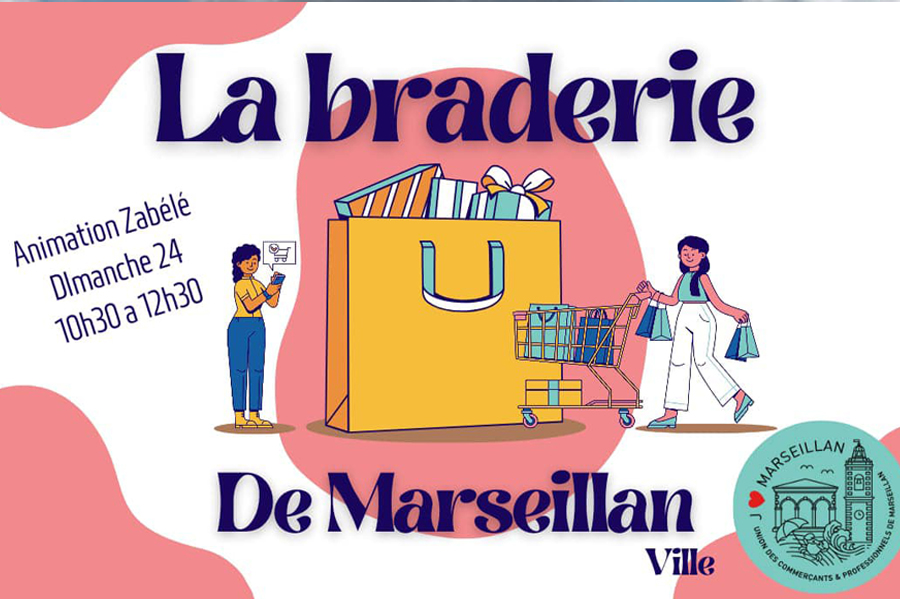 MARSEILLAN - Braderie de Marseillan du vendredi 22 jusqu'au dimanche 24 septembre