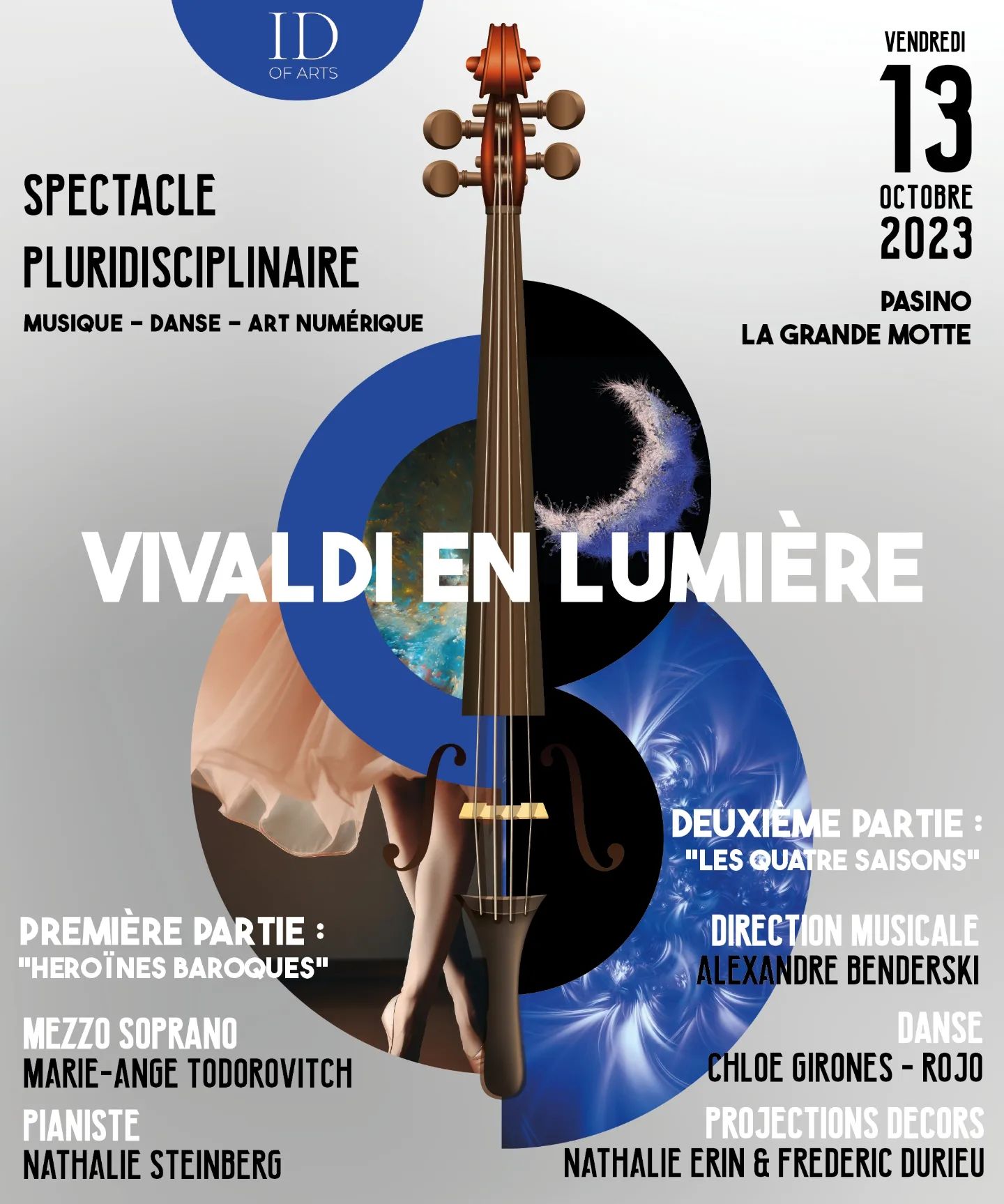 France - Vivaldi en lumière le 13 octobre 2023 au  Pasino de la Grande-Motte  à 20h30