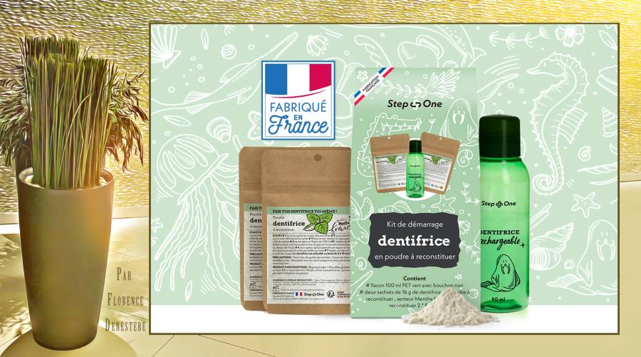 Step One présente son nouveau dentifrice écolo à reconstituer avec de l'eau