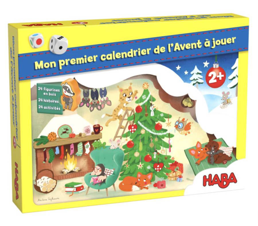 Haba - Mon premier calendrier de l'Avent à jouer – Noël chez la famille Ours