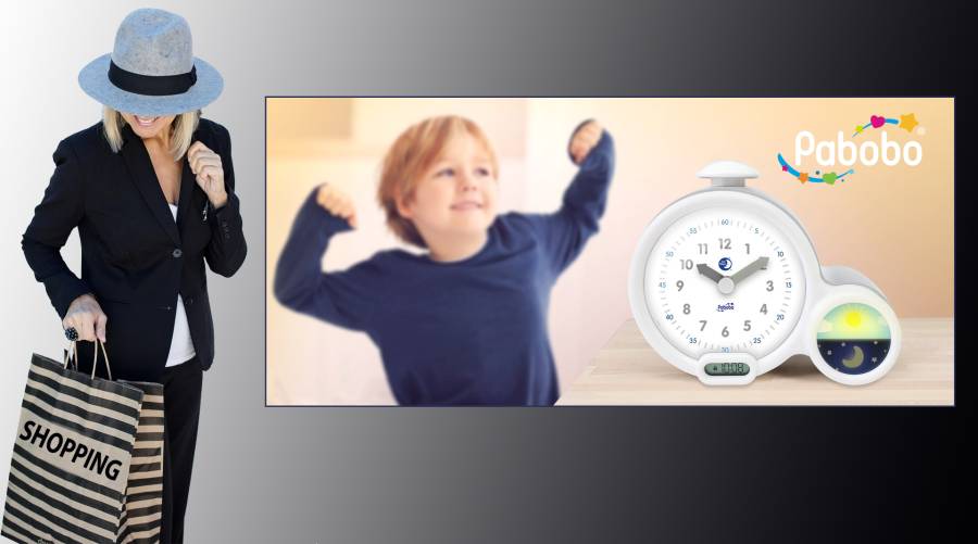 Réveil Kid'Sleep Clock : le réveil qui facilite l'apprentissage du temps -  Pabobo