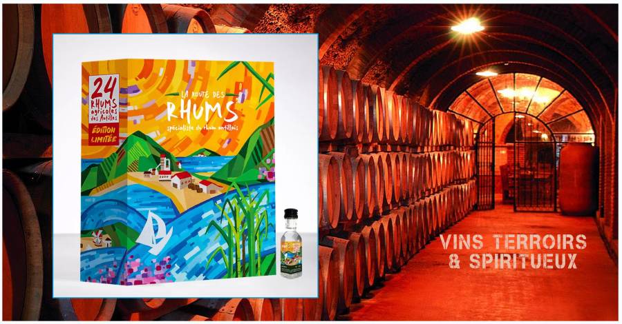 Vins & Spiritueux - CALENDRIER DE L'AVENT DU RHUM 2023 - LA ROUTE DES RHUMS