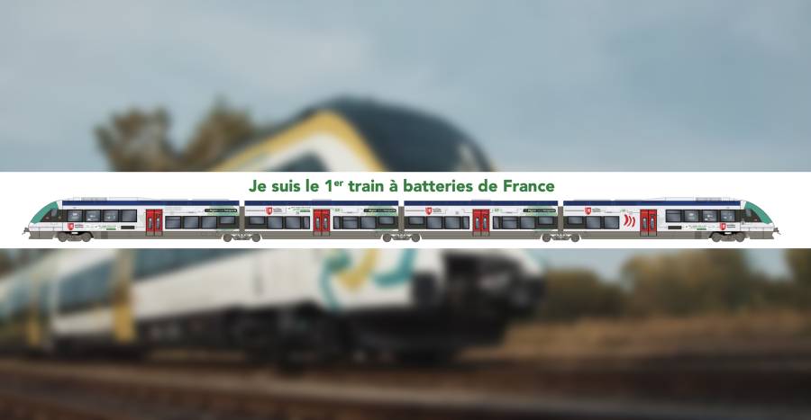 Hérault - Le 1er train à batteries de France sera présenté du Mercredi 18 Octobre à Clermont-Ferrand