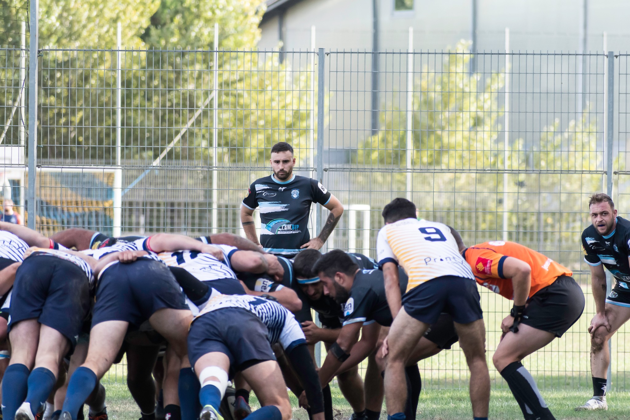MARSEILLAN - Victoire du Racing Club de la Grande Motte sur Marseillan Rugby Club 35 - 7