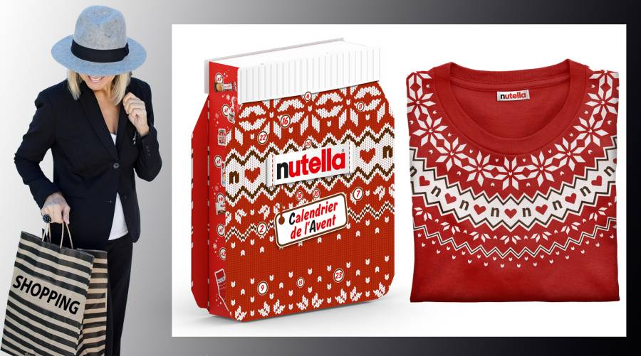 Shopping Pour Noël, Nutella® dévoile son tout premier Calendrier de l