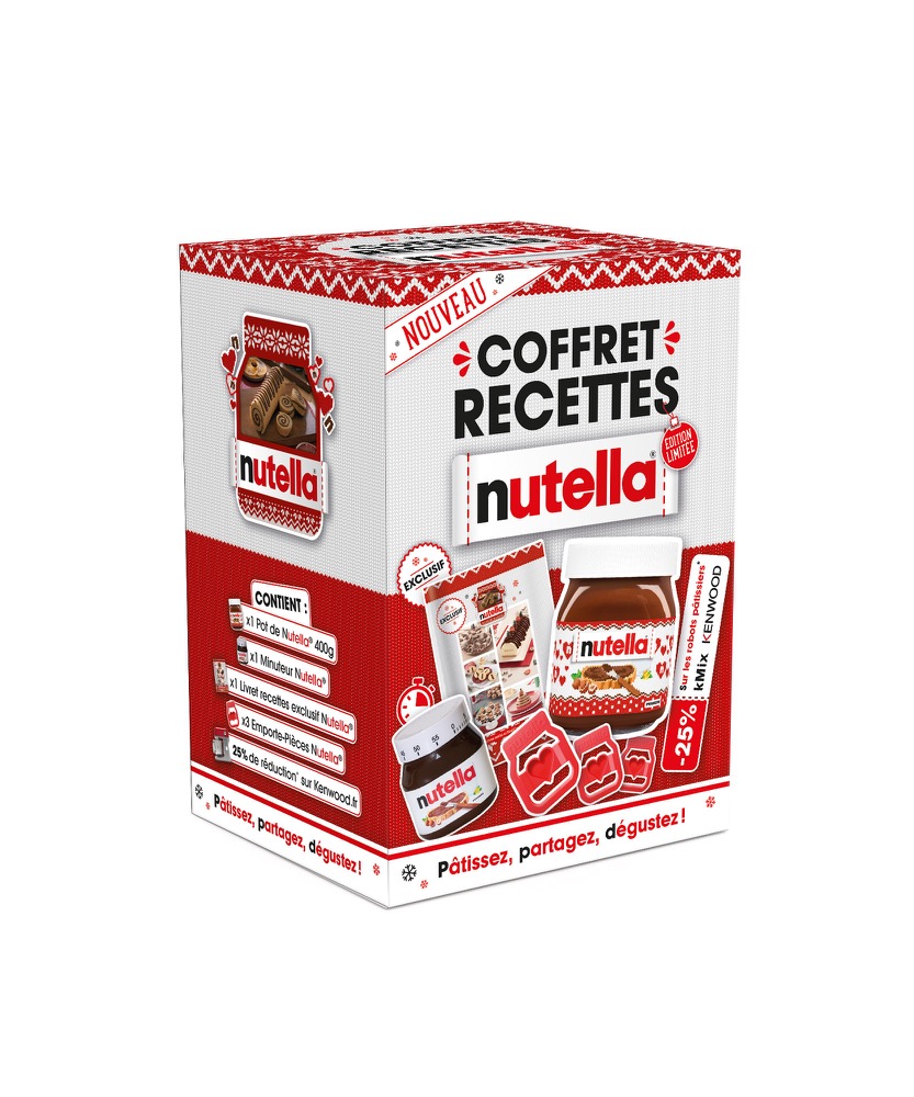 Shopping - POUR LES FETES DE NOEL, NUTELLA® LANCE UN COFFRET RECETTES  INEDIT!