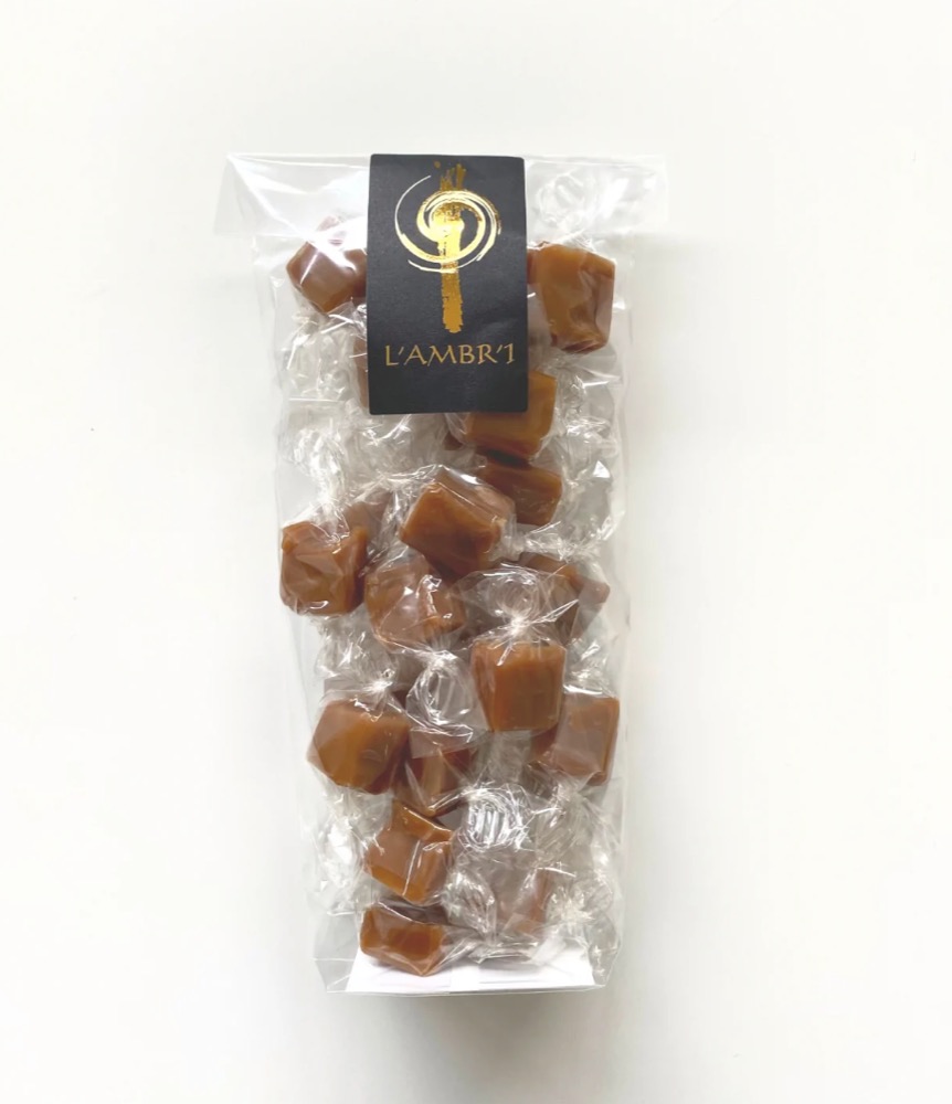 L' Ambr'1 : des caramels au beurre salé éco-responsables grâce à leur emballage compostable