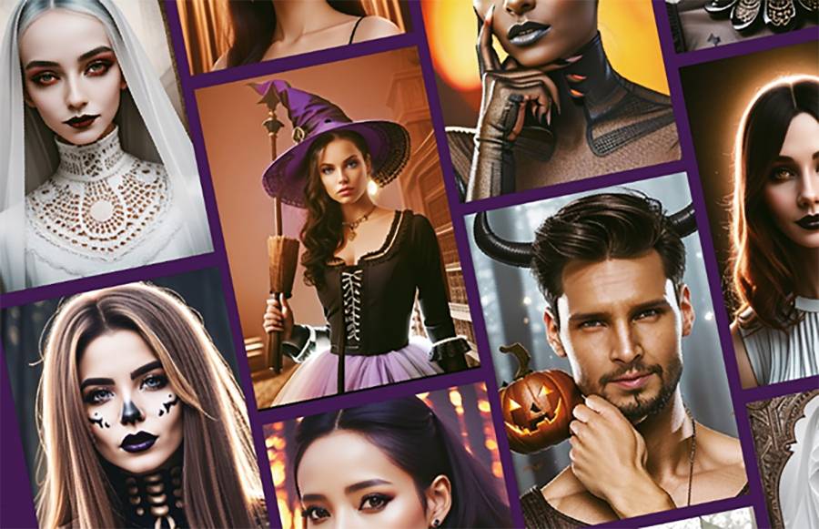 France - Plongez dans la folie Halloween grâce aux fonctionnalités d'IA générative et au contenu exclusif des applis YouCam de Perfect Corp.