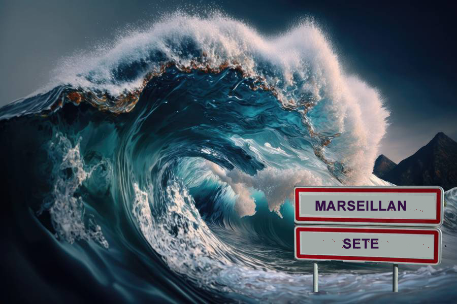 Hérault - Exercice de sécurité civile sur le risque tsunami -  Déclenchement du système d'alerte et d'information