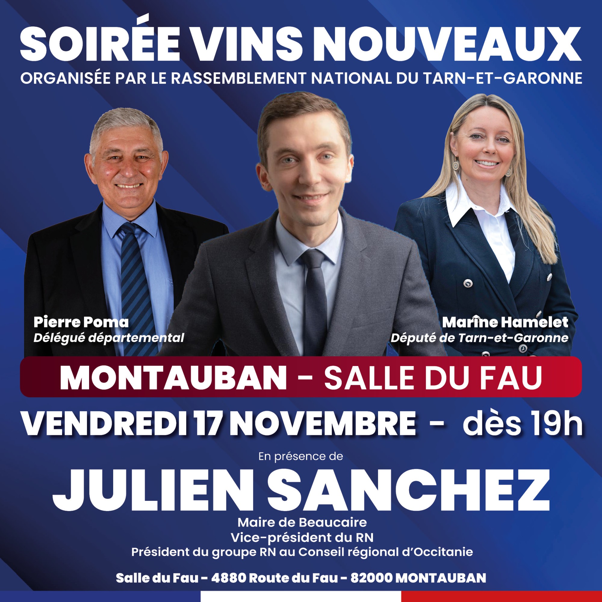 Montauban - Julien Sanchez (RN) à Montauban
