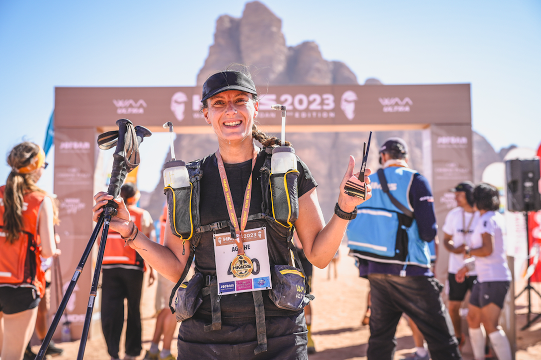 - La bordelaise Agathe Vergnaud arrive à bout du Half Marathon des Sables