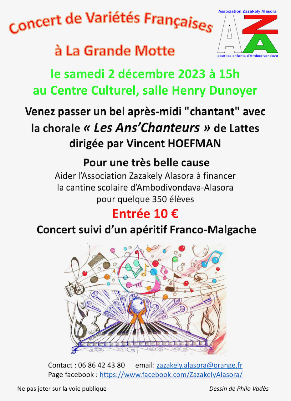 La Grande-Motte - Concert caritatif de variétés françaises