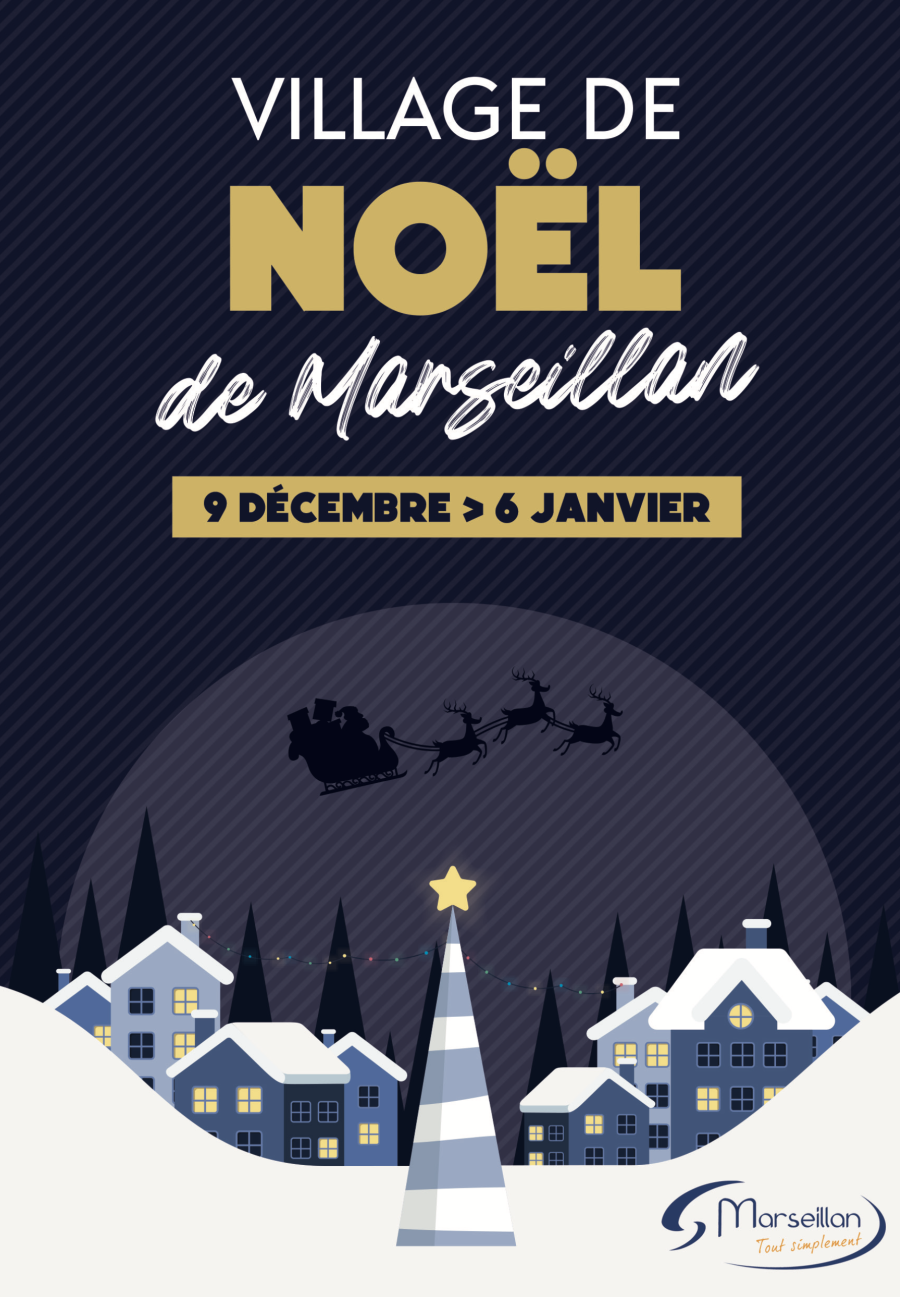 Marseillan - Le Village de Noël à Marseillan du 9 décembre au 6 janvier 2024 :Le programme officiel