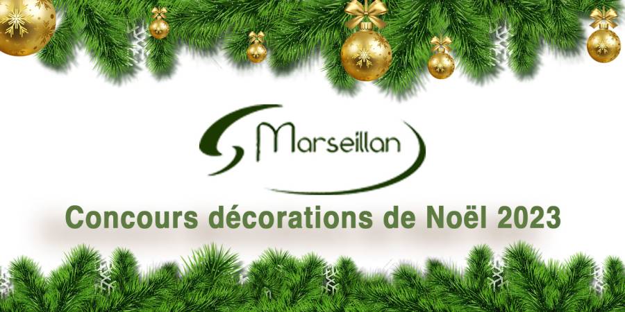 Marseillan - Le concours de décorations de noël 2023 a débuté !