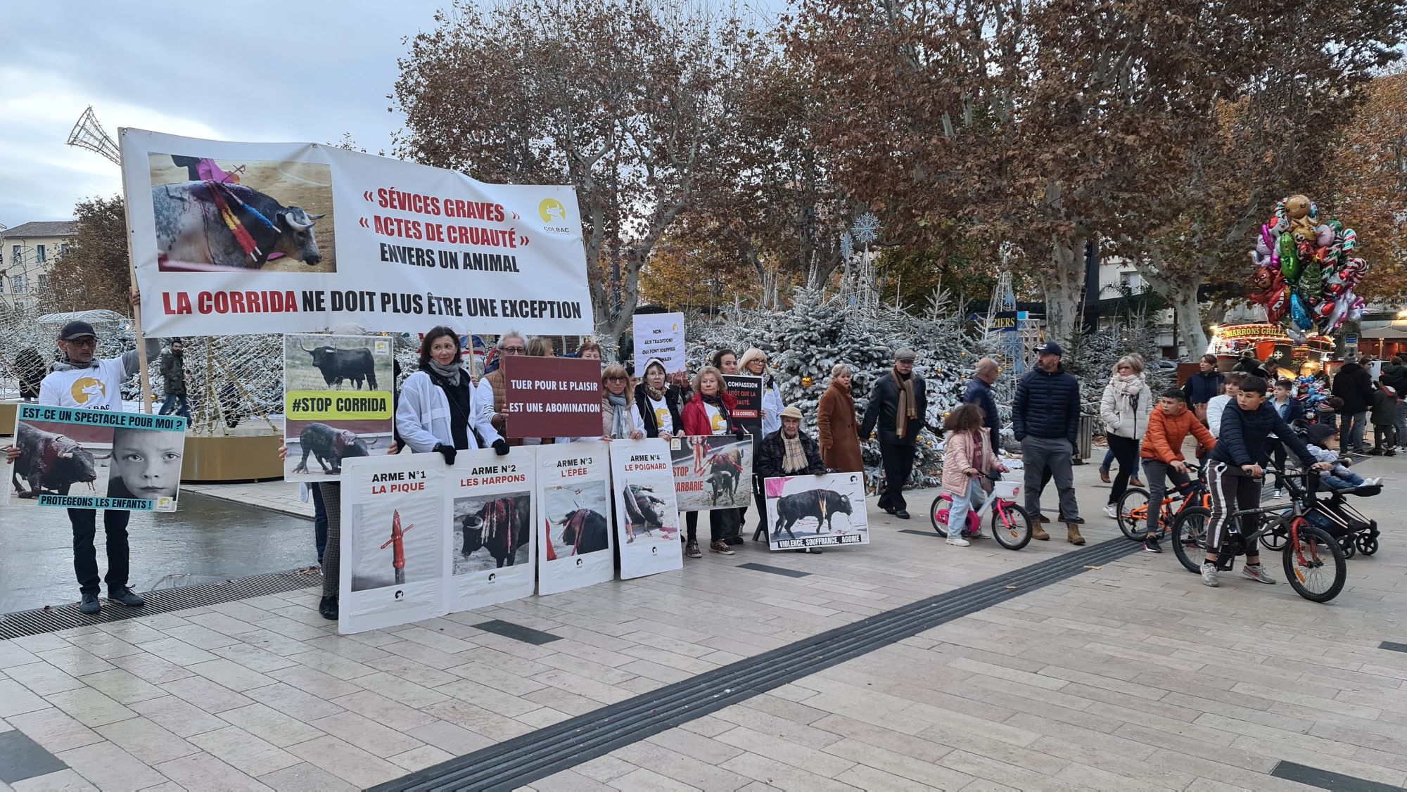 BÉZIERS - Anticorrida : victoire en justice du COLBAC contre l'interdiction de manifester
