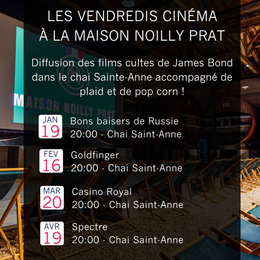 Marseillan - Cinema à la Maison Noilly Prat : Bon baisers de Russie Vendredi 19 janvier