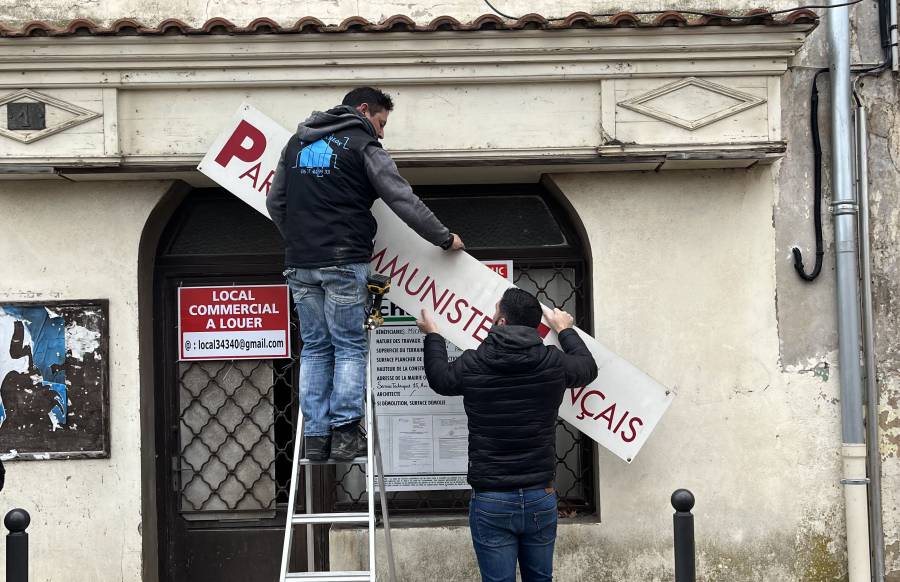 MARSEILLAN - La cellule du Parti Communiste a perdu son enseigne Marseillanaise