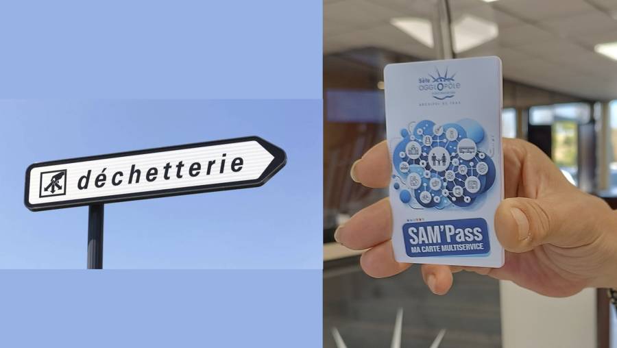 Marseillan - Accès à la déchetterie : A partir du 1er Mars vous devrez présenter votre SAM'Pass