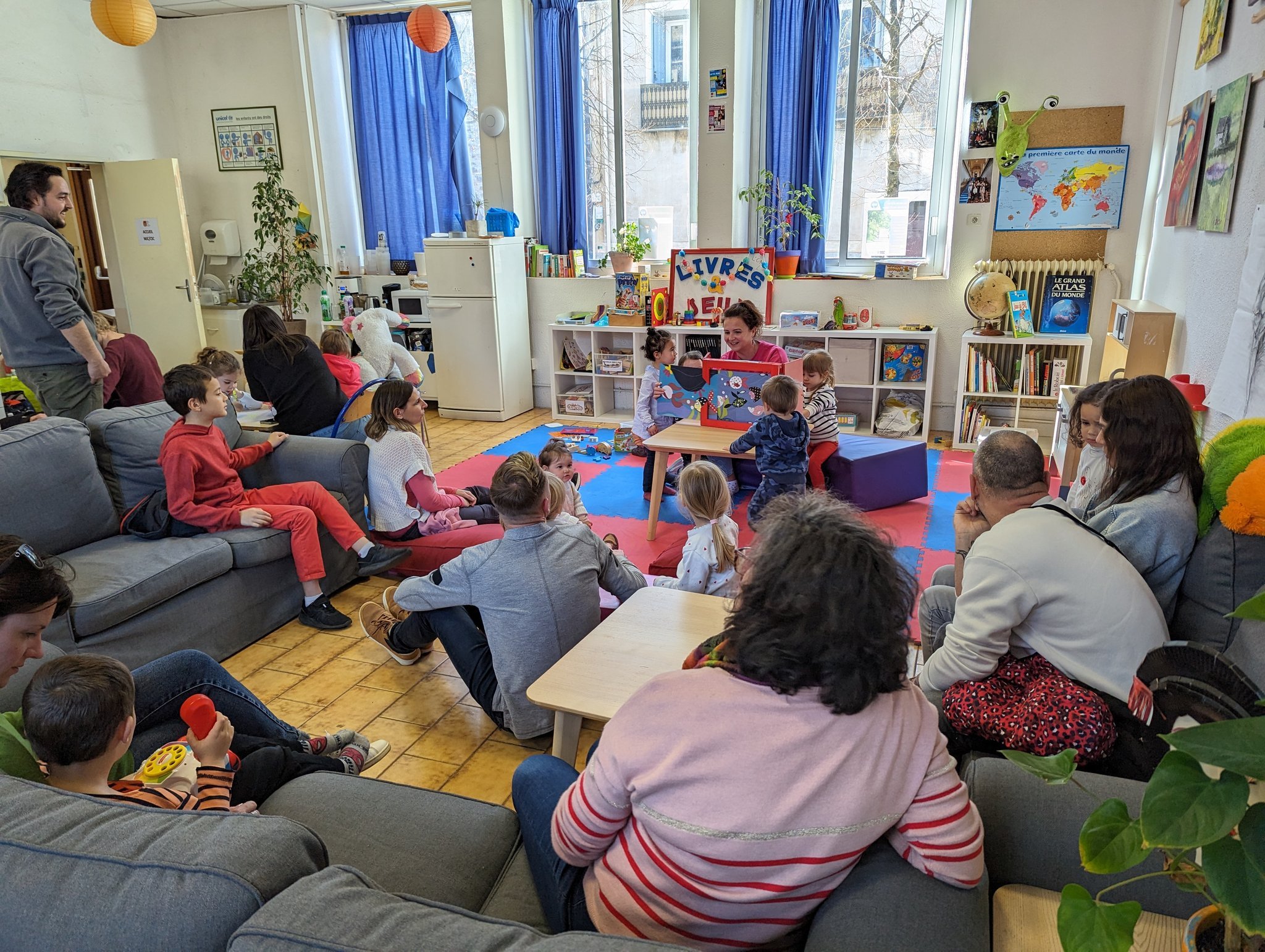 MARSEILLAN - Une quarantaine de petits à l'occasion de la matinée petite enfance à la MJC de Marseillan