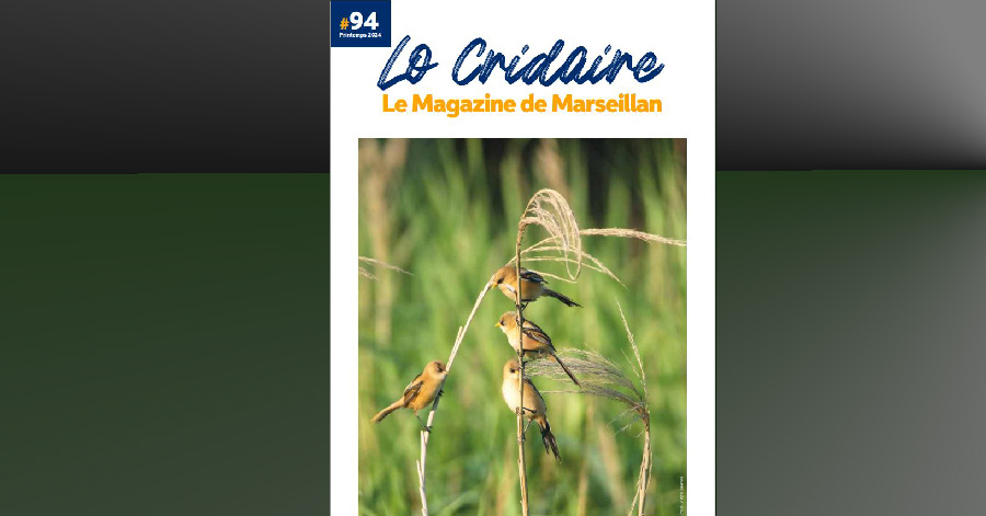 MARSEILLAN - Le N° 94 magazine de la ville de Marseillan Lo Cridaire « relooké » est paru