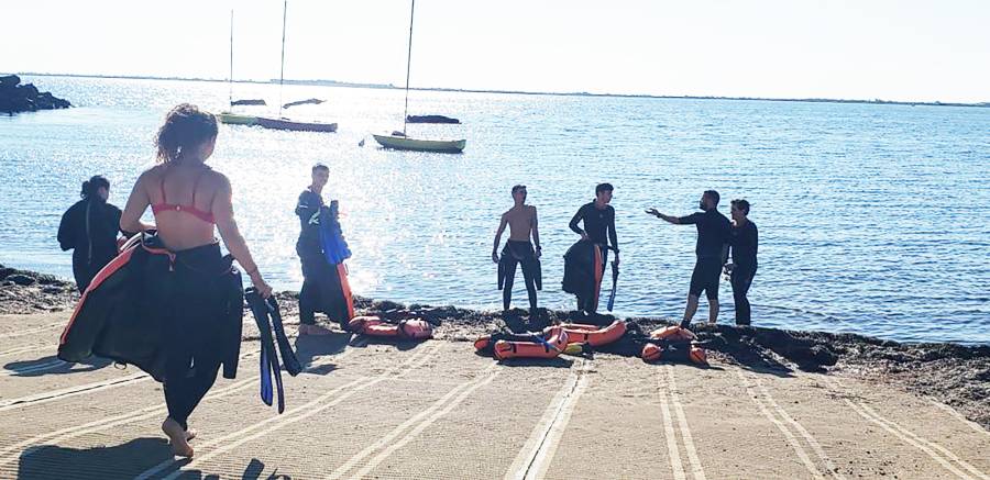 BASSIN DE THAU - Des étudiants plongés au cœur de la création de sentiers sous-marins…