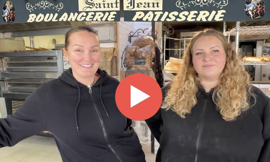 MARSEILLAN PLAGE - VIDEO - Jodie et Carla CLEOPHAS : Une quatrième génération de boulangers à Marseillan plage