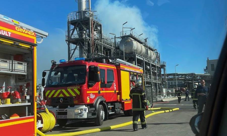 BASSIN DE THAU - SECURITE CIVILE Aucun risque de pollution suite à l'incendie dans l'entreprise SAIPOL à Sète