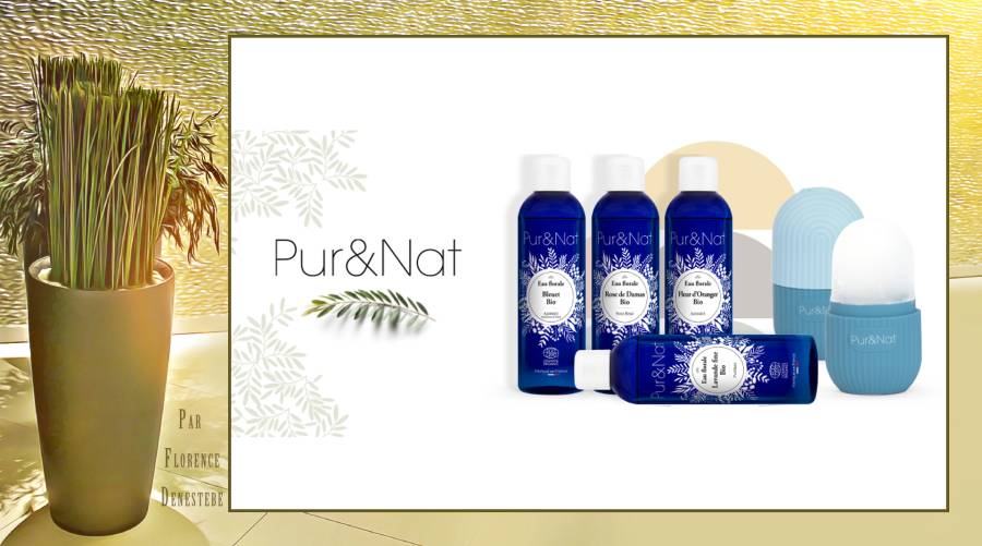 PUR & NAT - 100% Bio et Naturel, les Eaux florales s'appliquent aussi en glaçon !