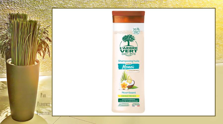 L'ARBRE VERT BIEN-ÊTRE - Shampooing huile cheveux secs - monoï