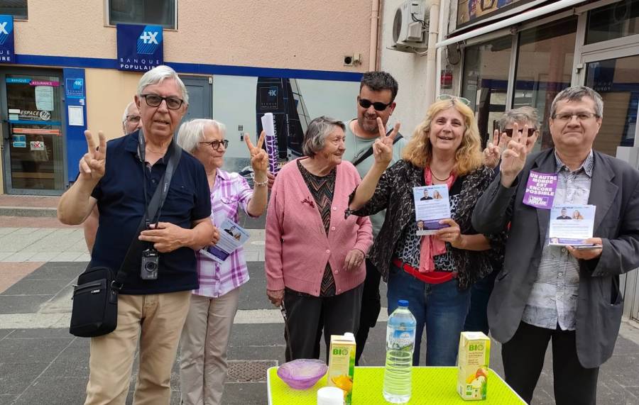 Pyrénées-Orientales - La caravane périurbaine Insoumise en campagne pour les Européennes
