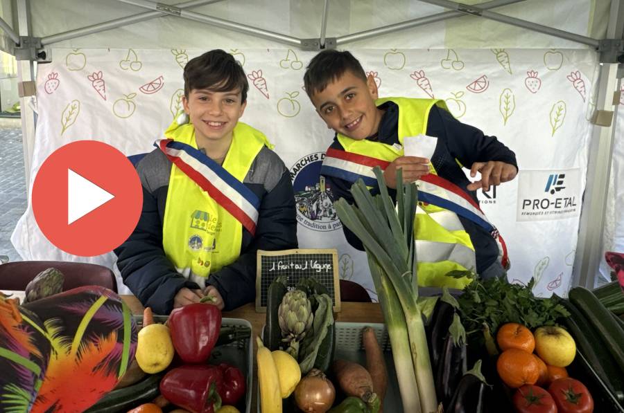 MARSEILLAN - VIDEO - Franc succès pour le marché aux enfants de Marseillan