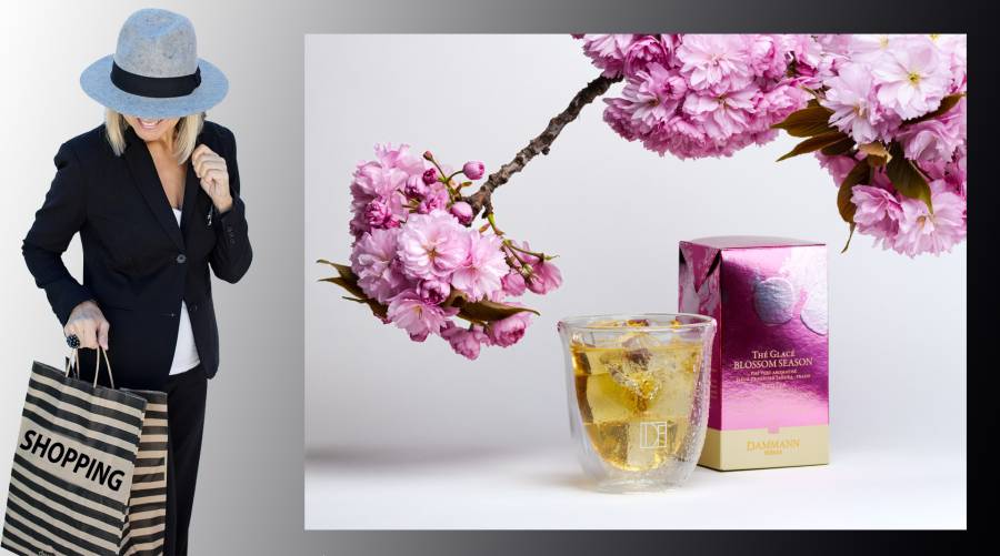 Dammann Frères ajoute une touche de rose a votre été avec le nouveau thé glacé, Blossom Season