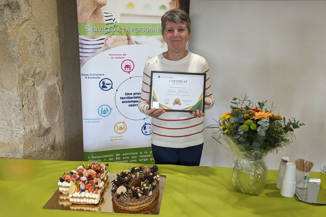 HÉRAULT - PVS fête les 40 ans de service de Sylvie Julian