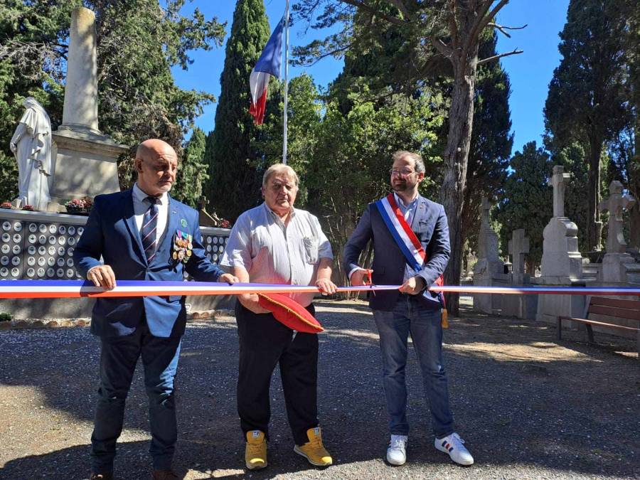MARSEILLAN - La réunion annuelle du Souvenir Français Comité de Marseillan s'est déroulée le samedi 11 Mai au théâtre Henri Maurin.