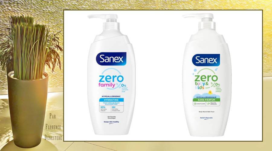 SANEX® ZÉRO% désormais certifiée hypoallergénique et une nouvelle référence adaptée à toute la famille, dès 6 mois!