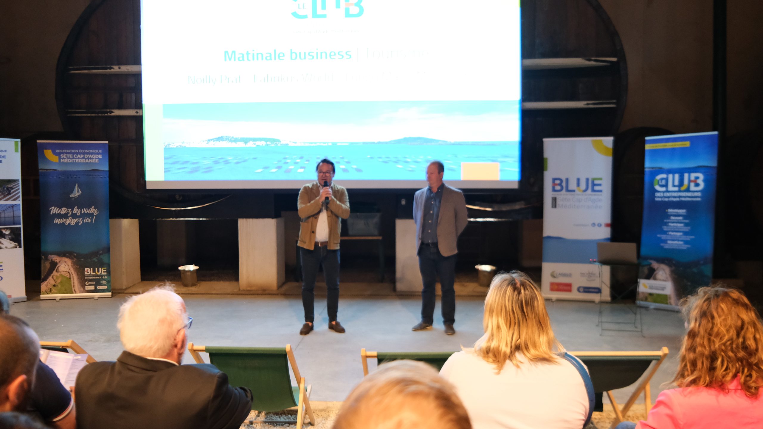 MARSEILLAN - Economie : La commune a accueilli les entrepreneurs et chefs d'entreprise de l'agence « Blue Invest »