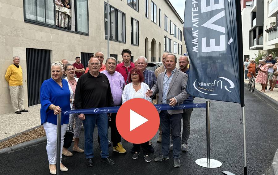 MARSEILLAN - Cadre de Vie : Inauguration des nouveaux aménagements de la rue de Corinthe