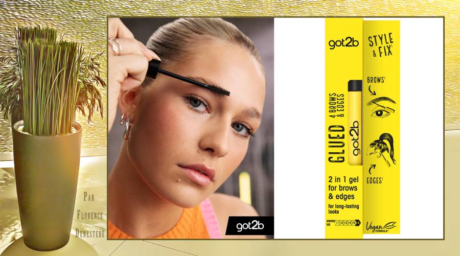 Un style à toute épreuve avec le tout nouveau gel sourcils 2-en-1 collé serré de got2b